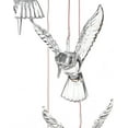 thumbnail image 6 of Solar Color Changing LED Hummingbird Wind Chimes Garden Yard Hanging Decor Light, 6 of 12