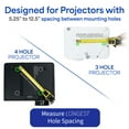 thumbnail image 5 of VIVO Universal Adjustable Wall Ceiling Projector Mount Extend Length Projection, 5 of 7