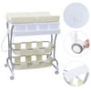 Infant Baby Bath Nursery Storage Changing Table Green