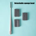 thumbnail image 4 of Sponge Cleaning Cup Brush for Kitchen, Multi-Purpose Long Handle Bottle & Cup Cleaner, Ergonomic Design with Soft Absorbent Sponge Head, Kitchen Cleaning Tools, Blue/Beige/Pink, 4 of 8