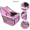 thumbnail image 2 of Bolsa De Asiento Para Perros Bolsa de asiento de coche plegable gato perro asiento elevador hamaca cojín Pet Protector (rosa), 2 of 5