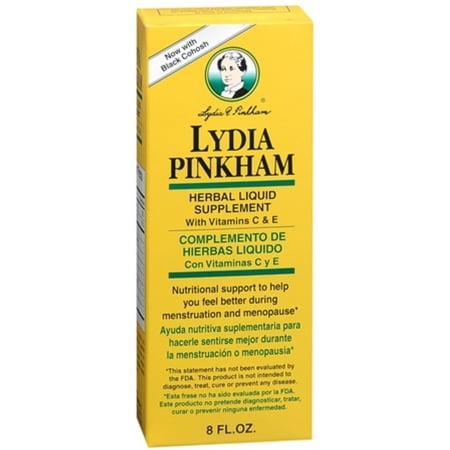LYDIA PINKHAM Supplément liquide à base de plantes (8 oz Paquet de 4)