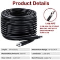 thumbnail image 4 of Sewer Jetter Kit 50Ft 5800Psi High-Pressure Drain Cleaning Hose for Most Pressure Washers, 4 of 6