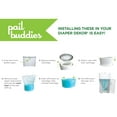 thumbnail image 3 of Pail Buddies Diaper Pail Refills for Dekor Classic, 6-Pack Refill Bags, Holds Up to 2,970 Diapers, Strong Disposable Liners with Odor Control, Baby Powder Scent, 3 of 9