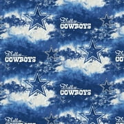 NFL Dallas Cowboys Cotton 30" x 58" Fabric, 1 Each