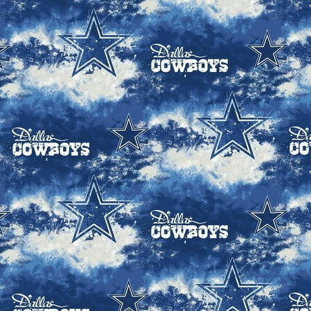 NFL Dallas Cowboys Cotton 30" x 58" Fabric, 1 Each