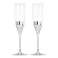 thumbnail image 2 of Lenox True Love Silverplated Flute Glass, Set of 2, 2 of 2