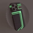 thumbnail image 3 of Compatible with iPhone 15 Plus Luminous Case Glow in The Dark Noctiluncent Fluorescent Case for Women Girly Slim Hard PC Soft Denim Texture Anti Slip Shockproof Light up Phone Cover, Black, 3 of 14
