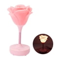 thumbnail image 4 of Rose Night Light Brillo De Tres Niveles Ajustable Multiusos Linda Lámpara De Escritorio Exquisita Lámpara De Noche Decorativa Para El Hogar Sala De Estar Dormitorio Moyic HA020772-00, 4 of 7
