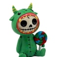 thumbnail image 5 of Ebros Furrybones UnderbedZ Imaginary Lollipop Mogu Mogu Figurine 3"H Hooded Skeleton Monster Collectible Sculpture Decorative Toy, 5 of 5