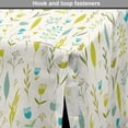 thumbnail image 4 of Floral Dog Crate Cover, Poetic Leaves and Branches of Jolly Season, Easy to Use Pet Kennel Cover Small Dogs Puppies Kittens, 7 Sizes, Cream Yellow Green, by Ambesonne, 4 of 6