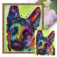 thumbnail image 1 of Hilo Algodón Ecológico Bordado Punto Cruz Perro Colorido Impreso 11CT 40x50cm, 1 of 9