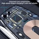 thumbnail image 4 of Cargador inalámbrico de coche 10W Carga rápida • Soporte telescópico auto-detecible • Rotación de 360° • Para iPhone y Android • ABS Silver, 4 of 5