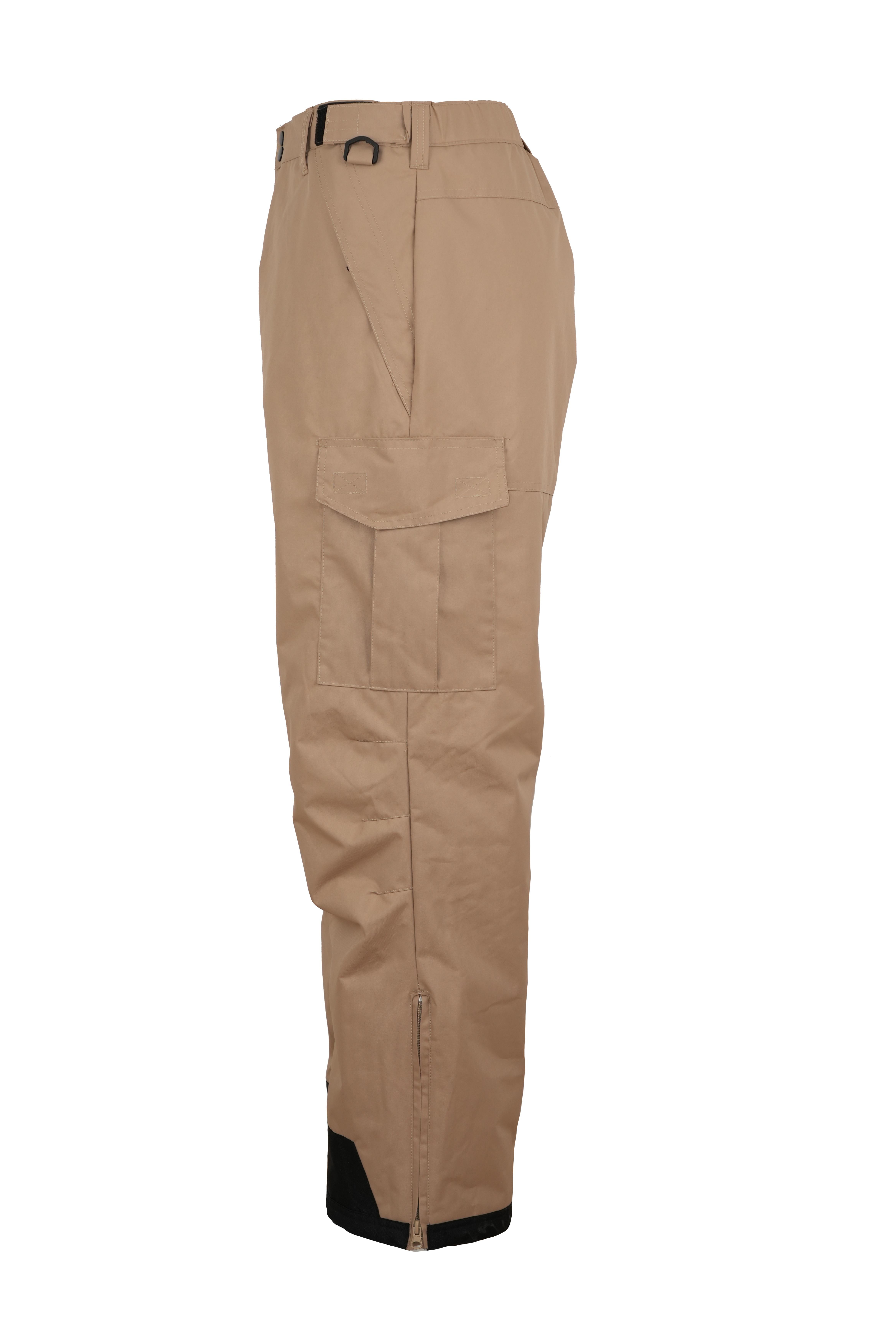 Ozark Trail Men's Cargo Pocket Ski Pants, Sizes S-3X