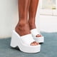 thumbnail image 4 of Amzcrzy Zapatos de mujer,Zapatos de mujer,Zapatillas de mujer, Sandalias de verano para mujer, con suela gruesa, informales, para exteriores Sandalias Mujer Zapatillas De Casa, 4 of 4