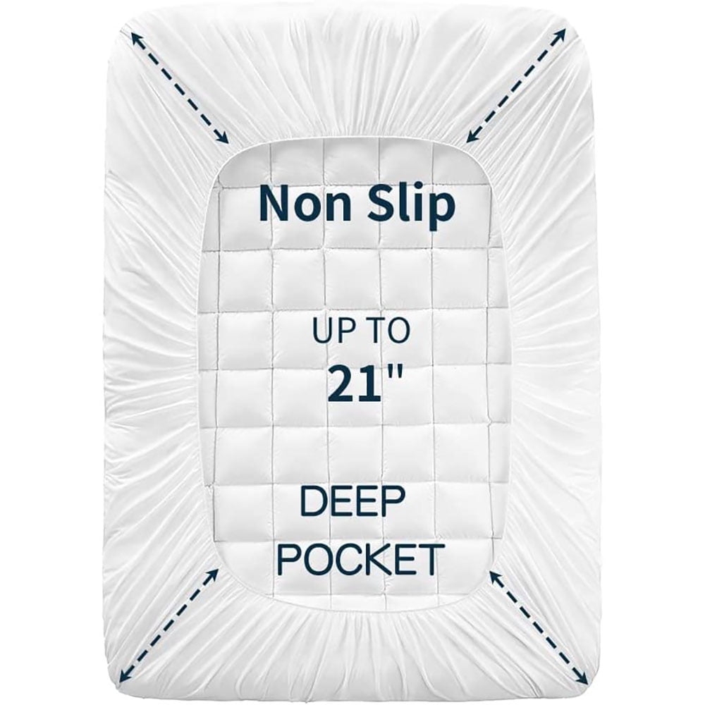 Buy NAKTO Twin Size Mattress Pad Pillow Top Mattress Cover Quilted