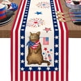thumbnail image 4 of Patriotic Cat Table Runner with American Flag Design Perfect for 4th of July, Memorial Day, and Independence Day Decor, 4 of 4
