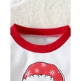 thumbnail image 4 of Sedceaty Baby Christmas Romper, Long Sleeve Round Neck Santa Letter Print Bodysuit Winter Clothes, 4 of 9