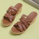 thumbnail image 5 of WILLBEST Sandalias De Plataforma Zapatos De Playa Zapatillas De Mujer Sandalias Planas De Una Sola Pieza Para Vacaciones En La Playa 1032, 5 of 9