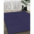 thumbnail image 2 of Ahgly Company Indoor Round Patterned Deep Purple Novelty Area Rugs, 5' Round, 2 of 6