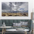 thumbnail image 1 of Sky and Stones under Dark Clouds - Landscape Artwork Canvas, 1 of 3