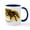 White/Navy Inside, variant on CafePress - Mexican Red Kneed Tarantula Mug - 11 oz Ceramic Mug - Novelty Coffee Tea Cup