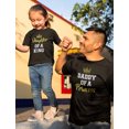 thumbnail image 3 of Father & Daughter Matching Set Daddy and Me Outfit Dad & Toddler Girl T-Shirts Daddy Black Large / Daughter Black 5/6, 3 of 6