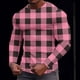 thumbnail image 1 of Blusas y camisas de manga larga con cuello redondo para hombre, ropa deportiva para el hogar, pijamas, camisetas casuales holgadas de color liso, blusa deportiva de poliéster para hombre, 1 of 5