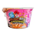 thumbnail image 4 of Paldo Volcano Carbonara Creamy Spicy Chicken Instant Cup Noodles, Soupless Original Korean Ramyun, Spicy Ramen Challenge, Chicken Bokkeummyun, 팔도 볼케이노 까르보나라 치킨볶음면 컵 105g (3.70 oz) x 6 PK, 4 of 5