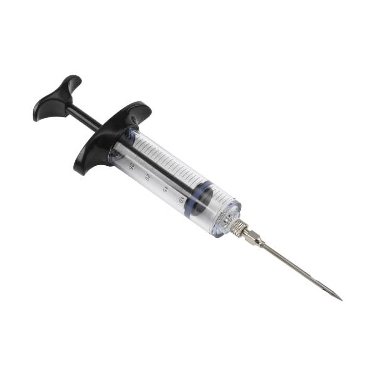 Mainstays Plastic and Stainless Steel Needle Bulb Flavor Injector, 30 ml