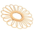 thumbnail image 4 of Round Rattan Mirror,Rattan Mirror Retro Round Hanging Mirror Wall Decoration Mirror Exceptional Reliability, 4 of 7