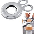 thumbnail image 3 of Egg Topper Clippers Slicer Home Bar Restaurant Kitchenware Accessories Boiled Eggs Slicing Tool Cooking Gadget Kitchenware Accessories, 3 of 6