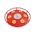 thumbnail image 3 of Vibrant Life Plastic Hummingbird Saucer with Rainproof Dome Feeder, Red, 12 oz Capacity, 3 of 9