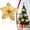 Gold, variant on 1pc Glitter Gold Poinsettia Christmas Flower Pick Artificial Tree Floral Ornament for Wreath Garland Holiday Decor 9.45 Inch
