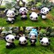 thumbnail image 4 of 8 Uds. De adornos de Panda DIY, Mini juguete de Panda, lindas muñecas de Panda, adornos creativos para accesorios de coche, decoraciones para pasteles JAMW Sencillez, 4 of 5