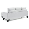 thumbnail image 5 of Glory Furniture Jenna G217-SCH Sofa Chaise , WHITE, 5 of 8