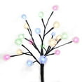 thumbnail image 2 of Epicgadget Solar Snowball Dandelion Light, Colorful Stainless Steel Solar Path Lights for Outdoor Landscape Lighting, Solar Pathway Lights for Lawn, Patio, Yard, Walkway, Driveway, and Garden (2 Pack), 2 of 7