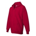thumbnail image 4 of Hanes Men's and Big Men's Ultimate Cotton Heavyweight Fleece Full Zip Hood, up to Size 3XL, 4 of 5