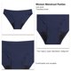 thumbnail image 4 of Bragas a prueba de fugas, bragas menstruales para mujer Cuatro calzoncillos para mujer Bragas para mujer creadas con maestría, 4 of 7
