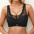 thumbnail image 3 of Lixiuxyad Plus Size Bra Supportive Lift Lace Wireless Comfort Full Coverage Underwire,Bras for Women Black 42, 3 of 6