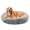 Gray, variant on Katieovy Dog Bed for Large Dogs,Fluffy Calming Donut Dog Beds,28 inch Washable Plush Round Dog Mat with Non-Slip Bottom,Khaki