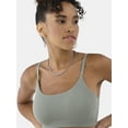 thumbnail image 6 of No Boundaries Women's Seamless Ribbed Cami Bralette, Sizes XS-XXXL, 6 of 10