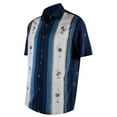 thumbnail image 3 of Campia Men's Rayon Print Shirt (Navy 17, M), 3 of 9