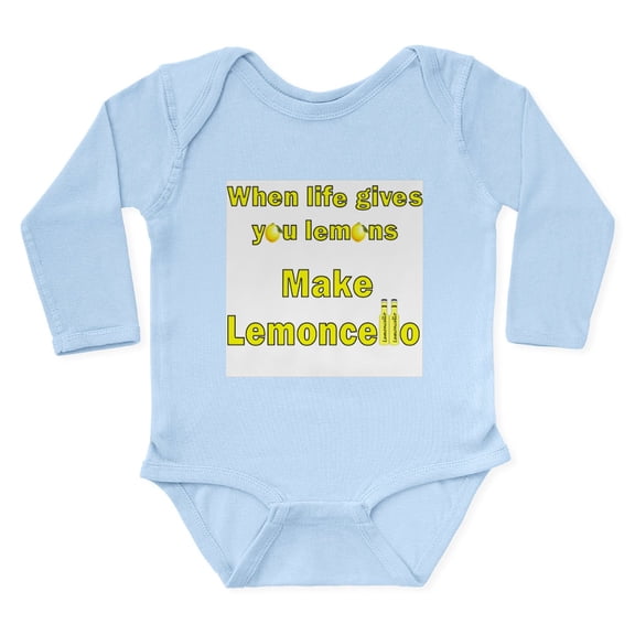 CafePress - Lemoncello Body Suit - Long Sleeve Cotton Baby Bodysuit