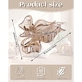 thumbnail image 3 of 4 Pack Cute Bow Claw Clip for Women, Nonslip Large Matte Strong Hold Bows Hair Clips for Thin and Thick Hair | Chic Hair Styling Accessories, 3 of 4