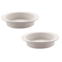 Small Cake Pans,8 Inch Silicone Round Cake Pan with Metal Reinforced Frame,Nonstick Silicone Springform Pan for Baking Suitable for Making Layers,Cheese & Chocolate Cakes,2PCS