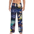thumbnail image 1 of Balery Sea Inhabitans and Herb Pantalones de pijama para hombre, pijama ultraligero, pantalón de descanso-3X-Large, 1 of 6