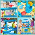 thumbnail image 5 of Richgv Sand Water Table Toy for 3 Year Old Toddlers, 3-Tier Kids Sand and Water Play Table Outside Beach Summer Toys, Outdoor Activity Sensory Play Water Table for Boys Girls, 5 of 8