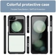 thumbnail image 3 of Crystal Clear Case for Samsung Galaxy Z Flip 6, Back Shockproof Dustproof Scratch Resistant Protective Phone Case Protective Cover for Samsung Galaxy Z Flip 6, 3 of 10
