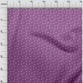 thumbnail image 3 of oneOone Cotton Poplin Twill Purple Fabric Leaves Sewing Material Print Fabric By The Yard 56 Inch Wide, 3 of 5